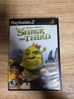 Shrek the Third PS2 (Sony PlayStation 2, 2007) CIB COMPLETE | GOOD | TESTED