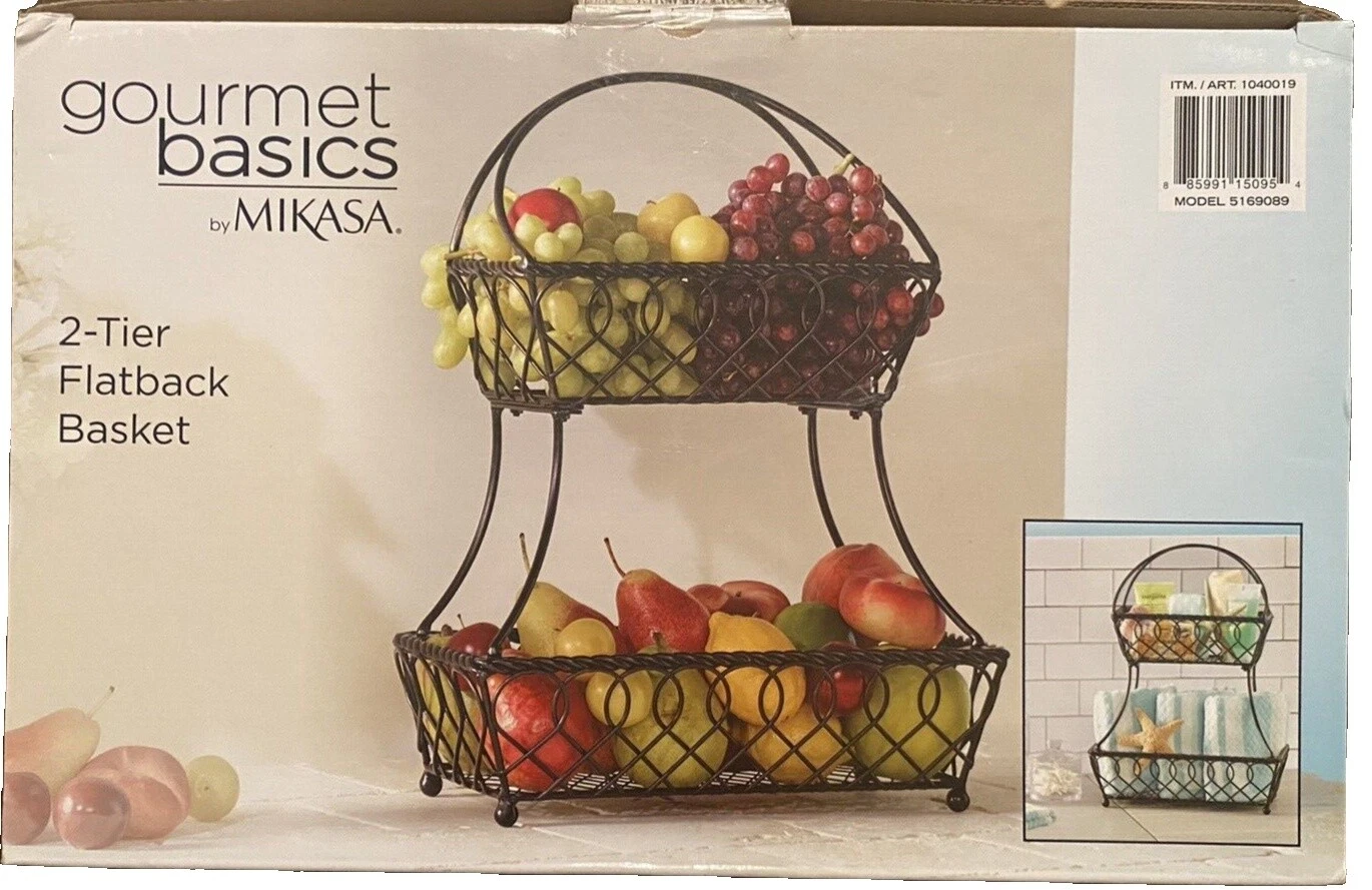 Frutos de cocina de acero inoxidable Mikasa/titulares de vegetales