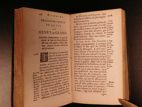 1664 History of Henry IV of France Bourbon Perefixe FAMOUS Elzevier BEST ed Rare - Picture 8 of 12