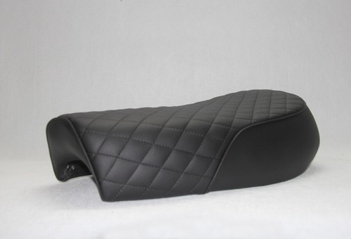1968-1971 Yamaha DT1 RT1 CT1 classic style black motorcycle seat CODE: L4371 - Picture 2 of 8