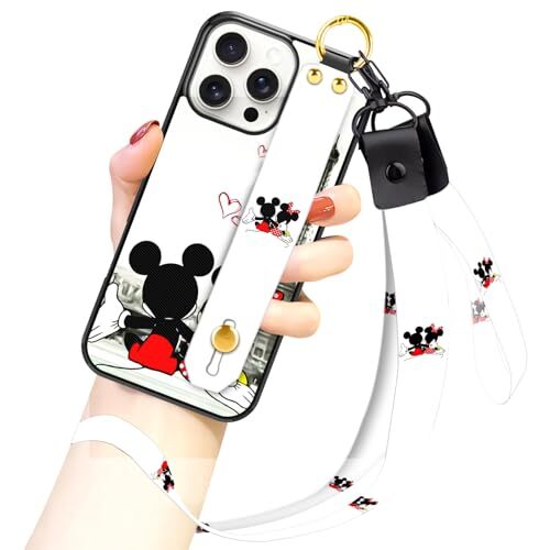 Cartoon Case for (2024) Cute Cartoon Character Design iPhone 16 Pro Max White - 第 2/7 張圖片