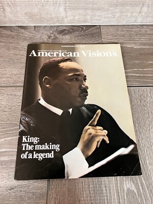 American Visions Magazine Martin Luther King Jr. Commemorative Jan/Feb 1986 MLK