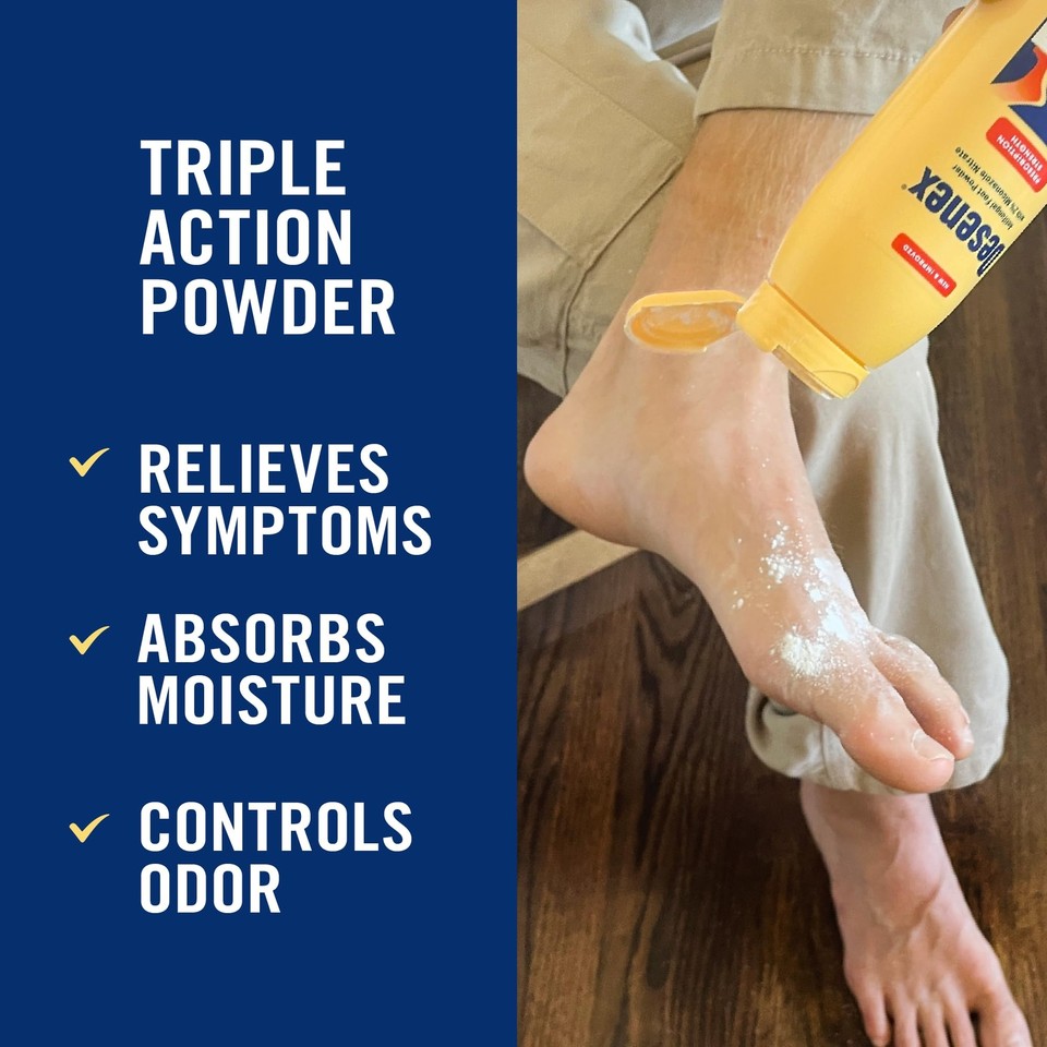 AntiFungal Foot Powder, Cures Most Athlete’s Foot, 2 Miconazole