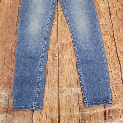 H&M Girls Jeans Blue Size 6X Jegging Medium Wash Mid Rise Stretch - Picture 11 of 13