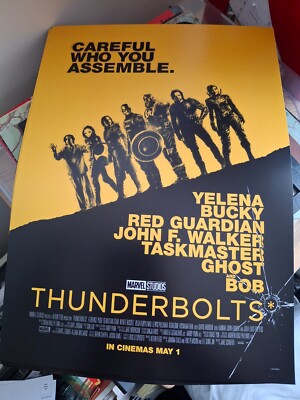 Cineworld Exclusive A3 Thunderbolts Poster Marvel Studios