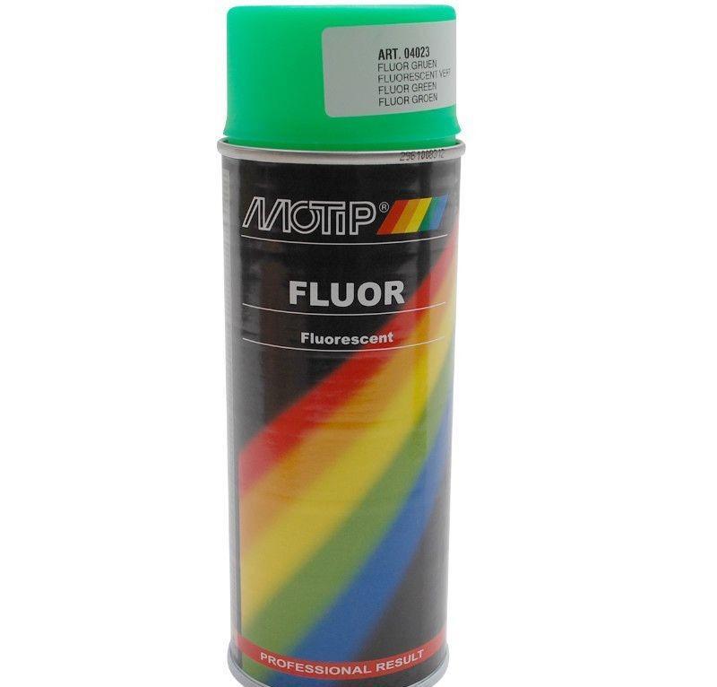 Aérosol fluo vert Motip 400ml pour marquage haute visibilité