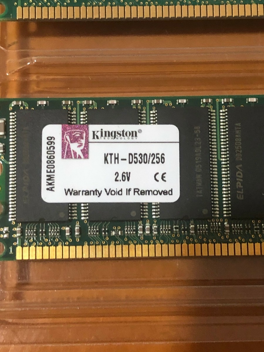 Kingston KTH-D530/256 256MB PC3200 184-Pin 400MHz CL3 DDR