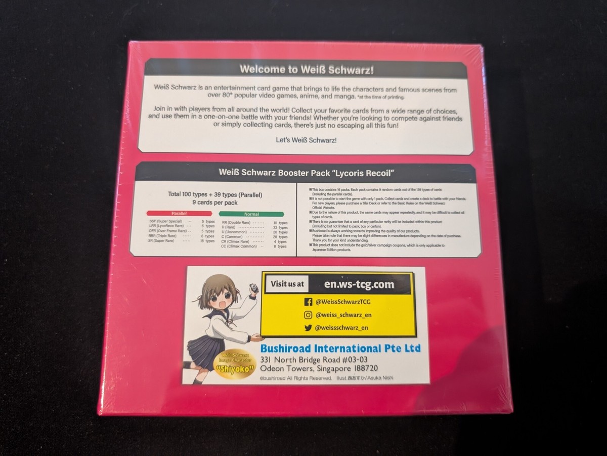 Weiss Schwarz - Licoris Recoil Booster Box (16 Pacchetti) - Carte Collezionabili Anime Giapponese - 4