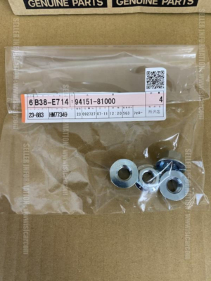 @ TOYOTA VITZ SCP90 NUT, SPARE WHEEL CARRIER EYE SET X4PCS 94151