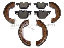 BMW X6 E71 30d 35i 40d PASTIGLIE FRENO POSTERIORI E GANASCE FRENO A MANO (CONTROLLARE MISURA DISCO)