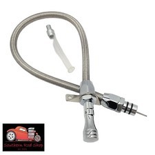 Ford C4 Flexible Chrome Stainless Braided Transmission Dipstick Automatic Billet
