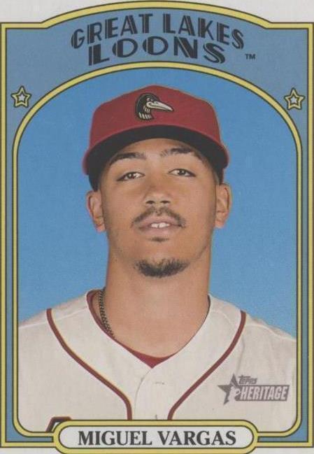 2021 Topps Heritage Minor League Edition - Miguel Vargas #128 - 1 of 1