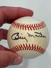 Billy Martin Signed Autographed American League Baseball Yankees