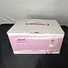 AMEISEYE Handheld Shiatsu Vibration Massager, Corded 120V Pink/White BC266