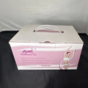 AMEISEYE Handheld Shiatsu Vibration Massager, Corded 120V Pink/White BC266