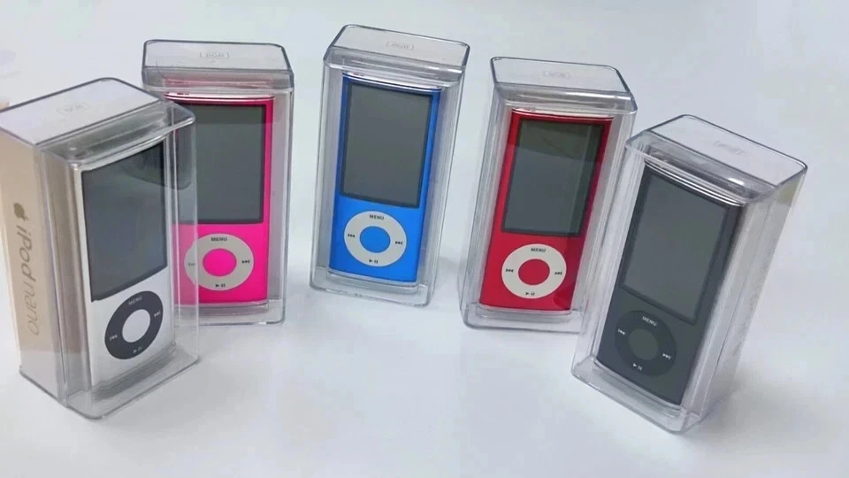 NUOVO sigillato Apple iPod Nano 5a generazione 8 GB 16 GB A1320 tutti i colori miglior regalo Halloween - Immagine 3 di 4