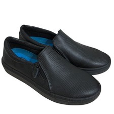 Women's Dr Scholls Black Slip On Slip Resistant Oil Resistant 7.5M