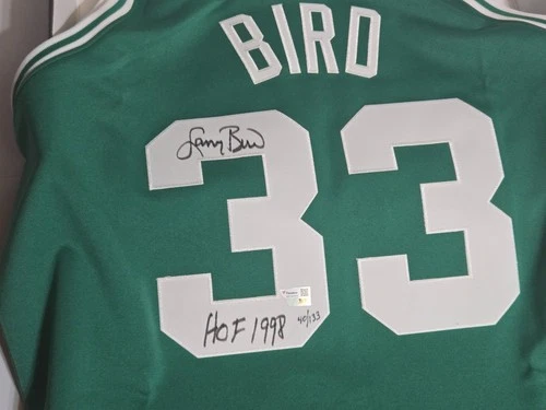 Larry Bird Boston Celtics NBA Auth. Mitchell & Ness Autographed/Inscribed Jersey