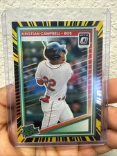 2025 Donruss Baseball #151 Kristian Campbell Rated Prospect Holo  Prizm 27/69