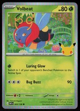 Volbeat 003/128 Holo Common ME: 30th Celebration Pokemon Near Mint
