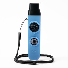 Emergency Survival Safety Whistle  Whistle for Kids with Lanyard,Compass,Therm...