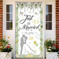 Hochzeit Deko Just Married Banner - Hochzeitsdeko Frisch Verheiratet Mr Und Mrs