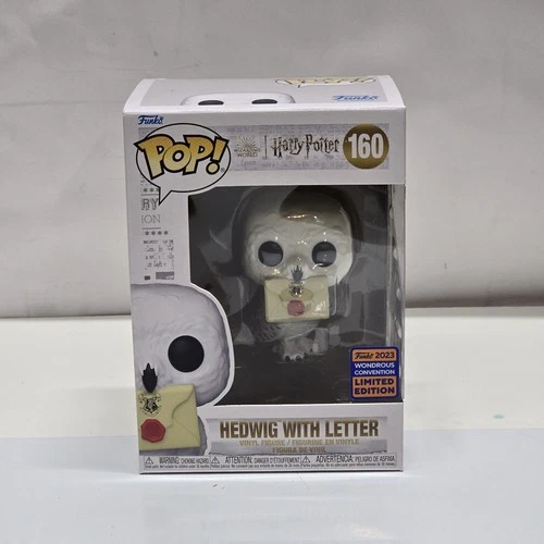 Funko Pop Harry Potter Hedwig With Letter 160 Wondrous Con Limited Edition