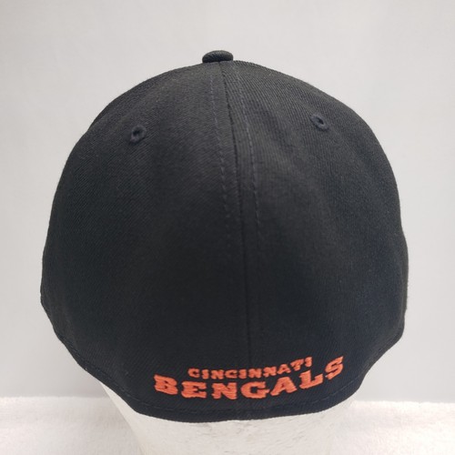 New Era Black Cincinnati Bengals Low Profile 59FIFTY Fitted Hat Cap Size 7 1/2 - Picture 4 of 6