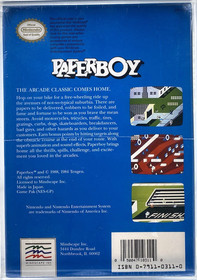 Paperboy 1-2 Set Nintendo NES New 1988 Factory Sealed WATA Graded TOP POP