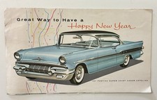 Vintage 1957 Pontiac Super Chief 2-door Catalina Foldable Mailing Brochure Vintage 1957 Pontiac Super Chief 2-door Catalina Foldable Mailing Brochure