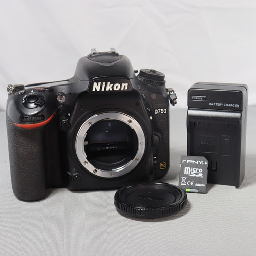 Nikon D750 24MP DSLR Camera Body *GOOD/TESTED* SHUTTER 44,144