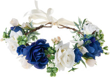 Sunflower Halo Wedding Crown Flower Girls Headband Birthday Party Headpiece FL-1
