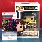 Elijah Wood Lord Of The Rings Signed Funko Pop 444 Frodo 7BAP LE 170 Protector