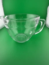 Pampered Chef 4 Cup Glass 1 QT Measuring Mixing Batter Bowl #89 - NO Lid, USA