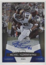 2010 Certified Mirror Blue Signatures 16/50 Michael Hoomanawanui #244 Auto fm0