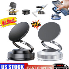 360 Vacuum Strong Magnetic Phone Holder Suction Cup Car Stand Foldable Car Mount