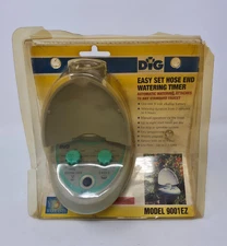 Dig Easy Set Hose End Watering Timer, Up to 8x/day, 2 min - 9 hours, 9001EZ New