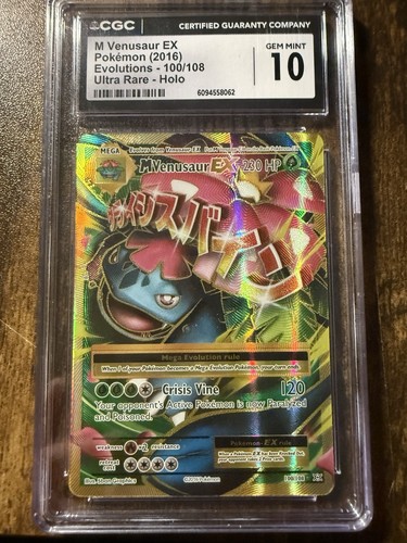M Venusaur-EX graded CGC 10 for sale on eBay