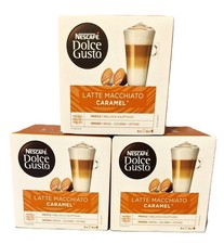 3 x Packs Of Nescafe Dolce Gusto Latte Macchiato Caramel (36 Pods, 18 Drinks)