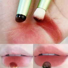 Silicone Lip Brush Double-headed Fiber Concealer Brush Soft Fiber Lipstick Appli