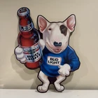 Vintage Spuds Mackenzie Budweiser Bud Light Beer Tin Metal Sign 26" Rare 1989