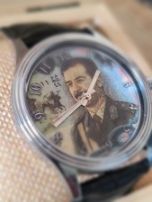 SADDAM HUSSEIN IRAQI PROPAGANDA ART WATCH, ISLAMIC COLLECTIBLE GIFT