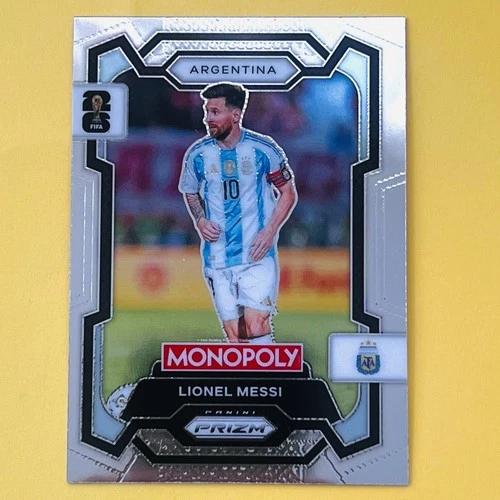 2026 Panini Prizm Monopoly FIFA World Cup Lionel Messi Silver Prizm Argentina #1