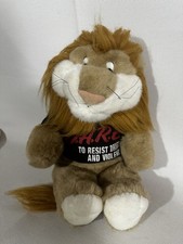 Vintage 1999 DARE Lion 14  Plush Toy Stuffed Drugs Mascot School 1990s