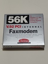 STERLING 56K INTERNAL FAX MODEM BRAND NEW IN FACTORY SEALED PKG