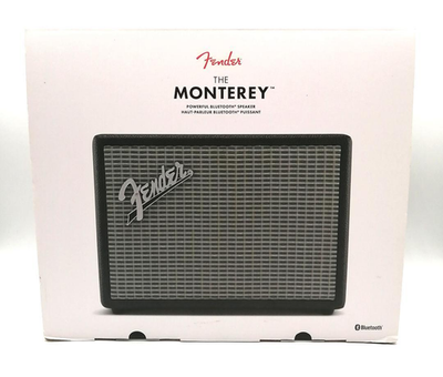 Fender Monterey Bluetooth Speaker Black Used Works w/Power Cord