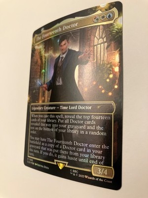The Fourteenth Doctor Secret Lair Drop Foil Magic the gathering