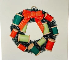 Hallmark Keepsake We Needle Little Sewing Thread Christmas Ornament NIB Gift