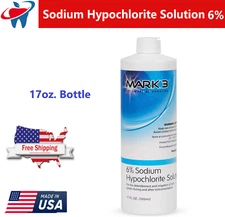 Mark3 Dental Endo Sodium Hypochlorite Solution 6% 17oz. Btl Irrigation Solution