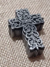Vintage Collectible Torino Celtic Cross Trinket Box Pin Brooch 
